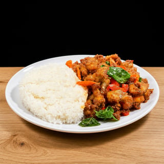 #12 Bud's Famous Crispy Basil Chicken
