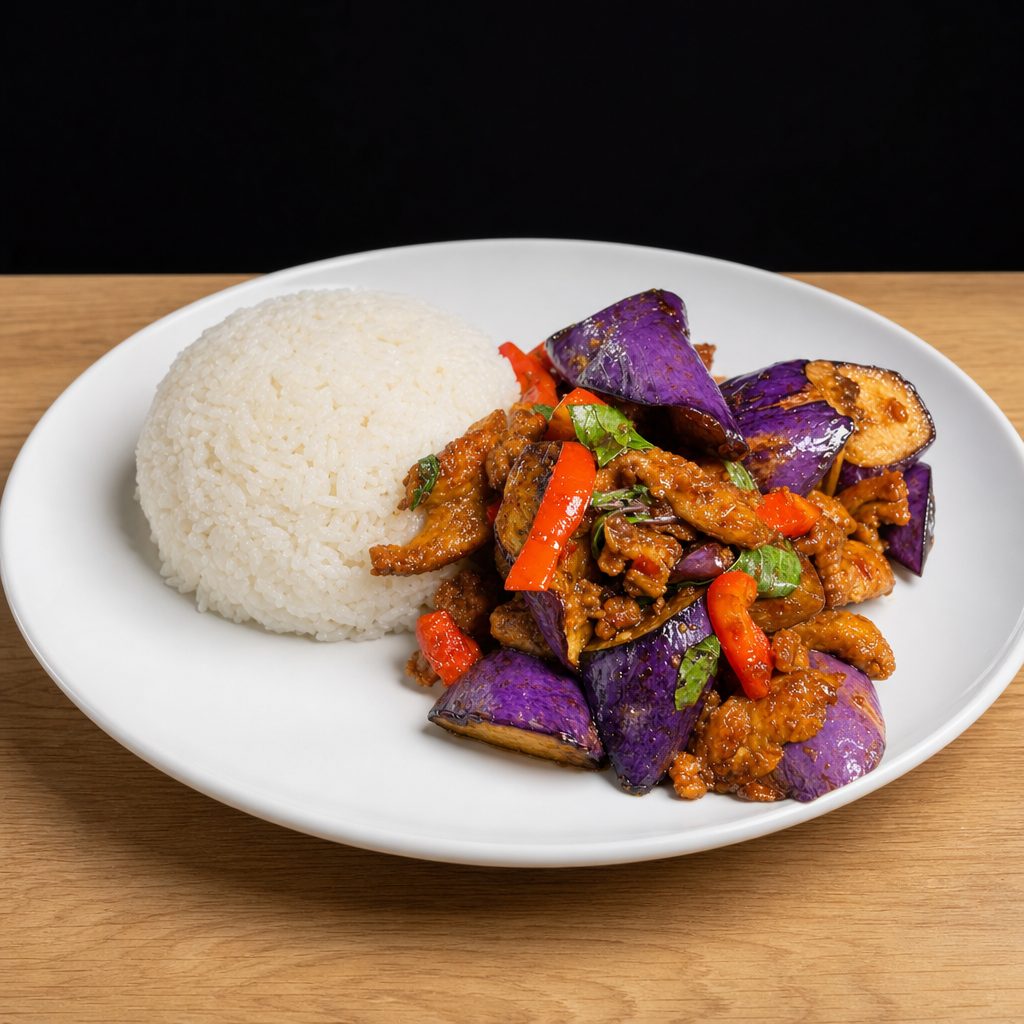#6 Chinese Eggplant Stirfry.