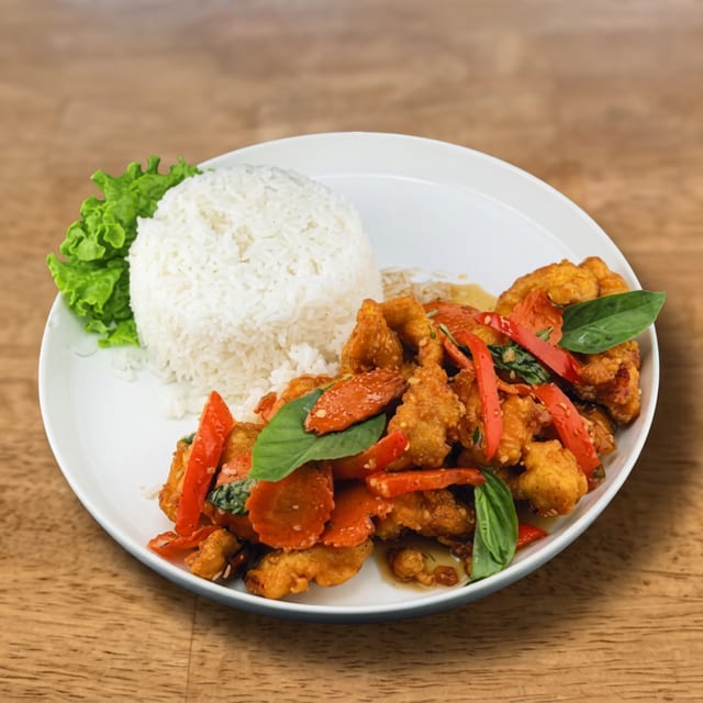 #30. Crispy Chicken Basil.
