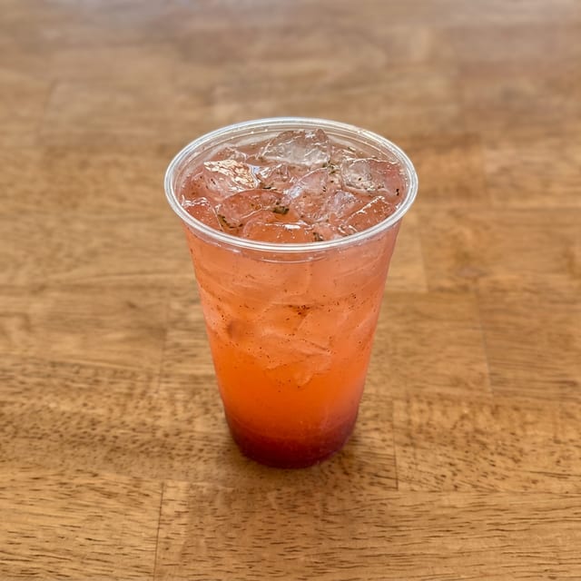 Thai Basil Strawberry Lemonade.