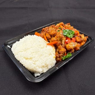 #12 Bud's Famous Crispy Basil Chicken